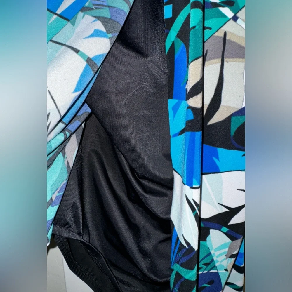 Magic suit Jill Palm Desert draped one piece swimsuit 12US